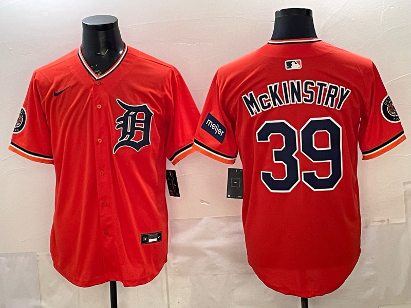 Men Detroit Tigers #39 McKinstry orange Nike 2026 MLB Jersey 0410001